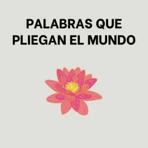 Palabras que pliegan el mundo
